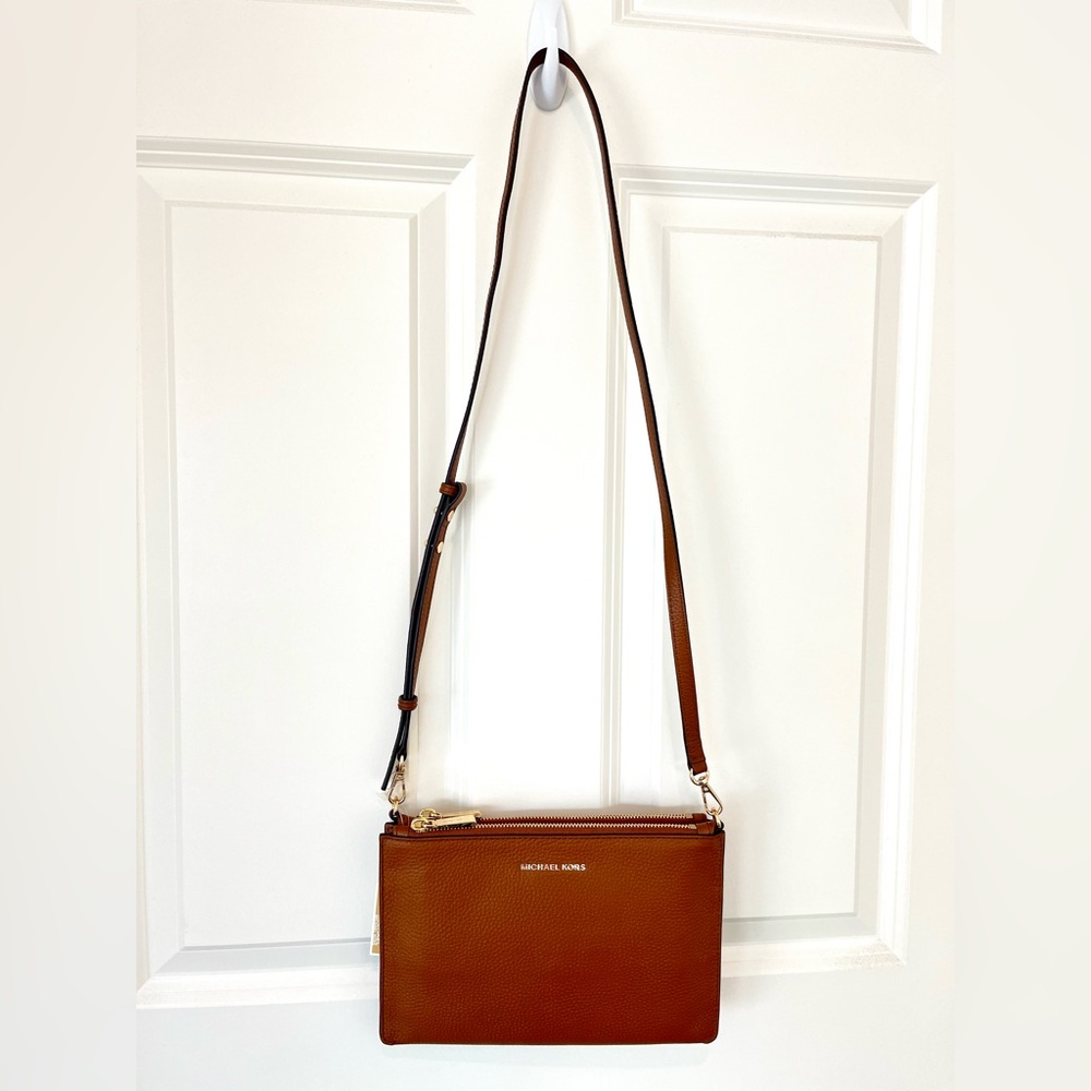 NWT Michael Kors Jet Set Large Double Pouch Crossbody bag